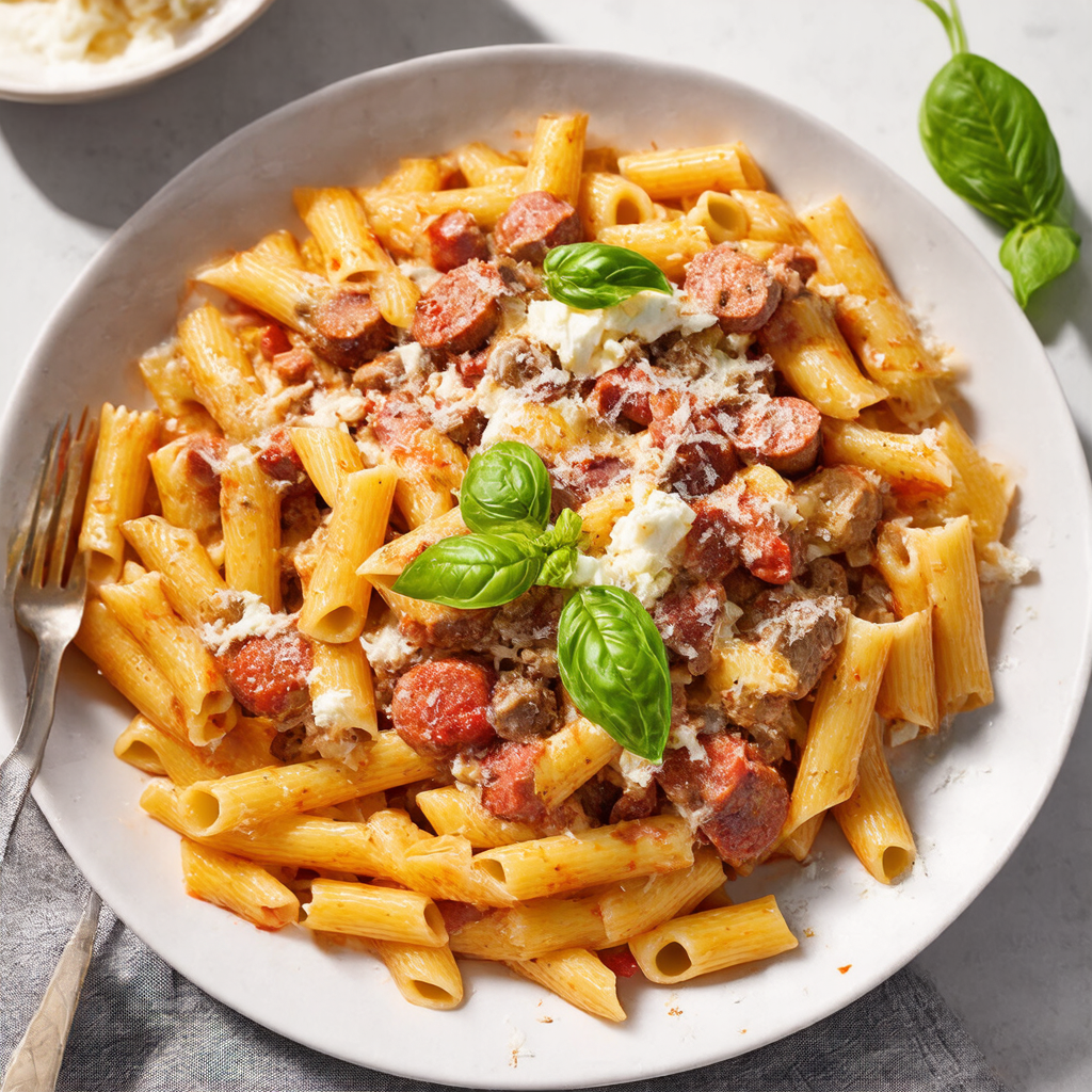Ricotta and Sausage Pasta