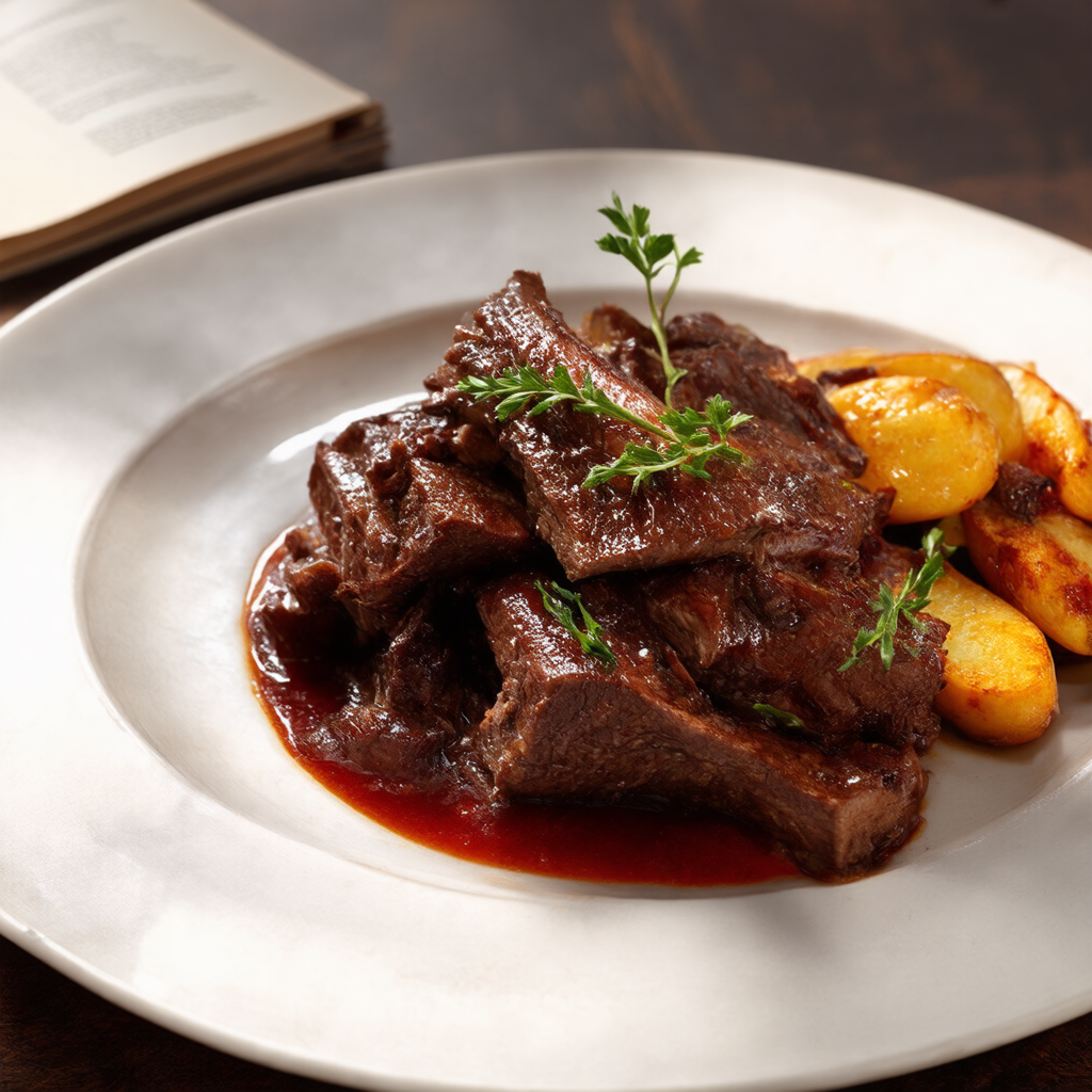 Braised Beef Short Ribs in Red Wine