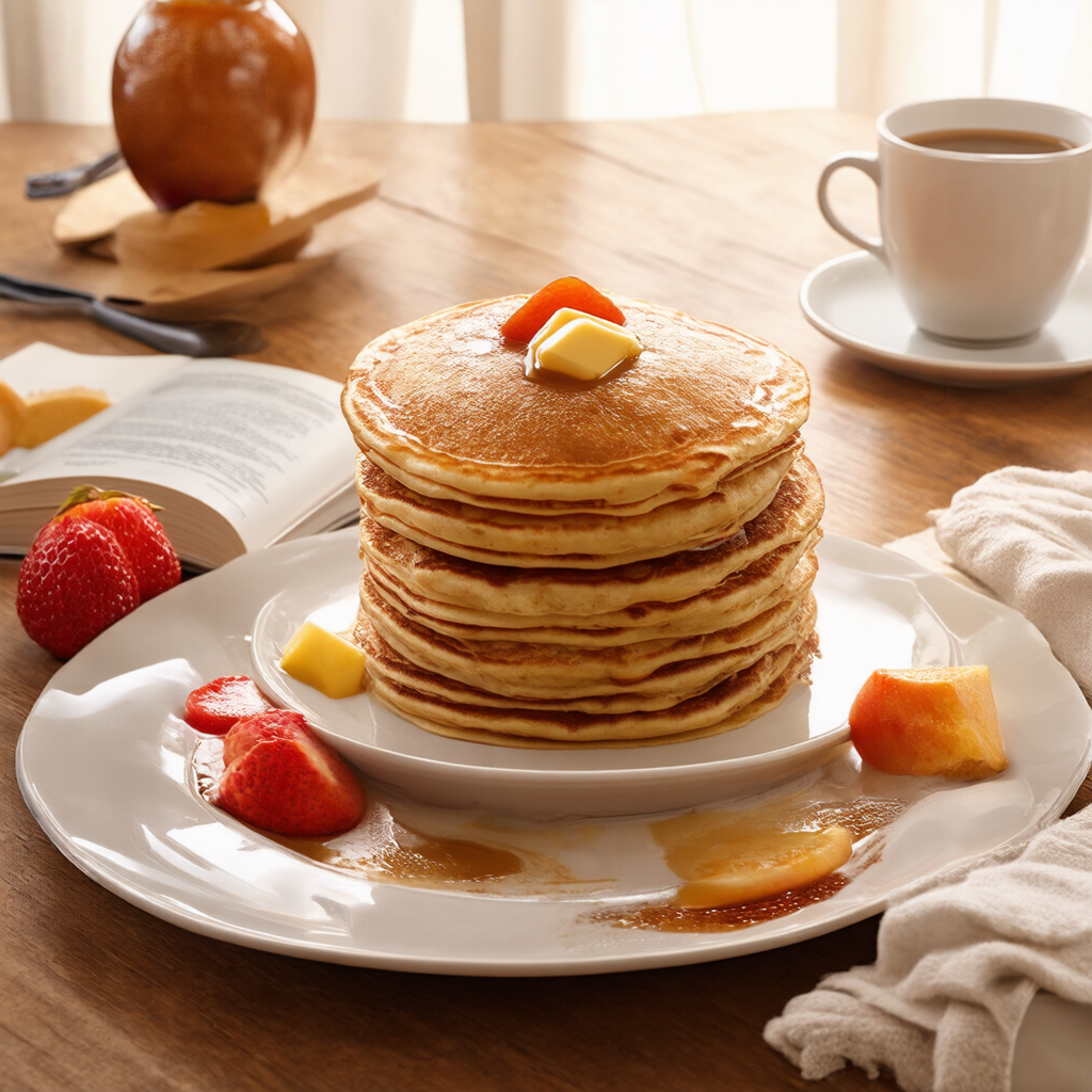 Classic Buttermilk Pancakes with Maple Butter