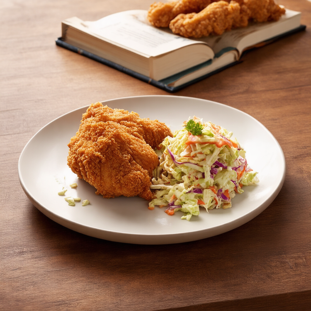 Buttermilk Fried Chicken with Coleslaw