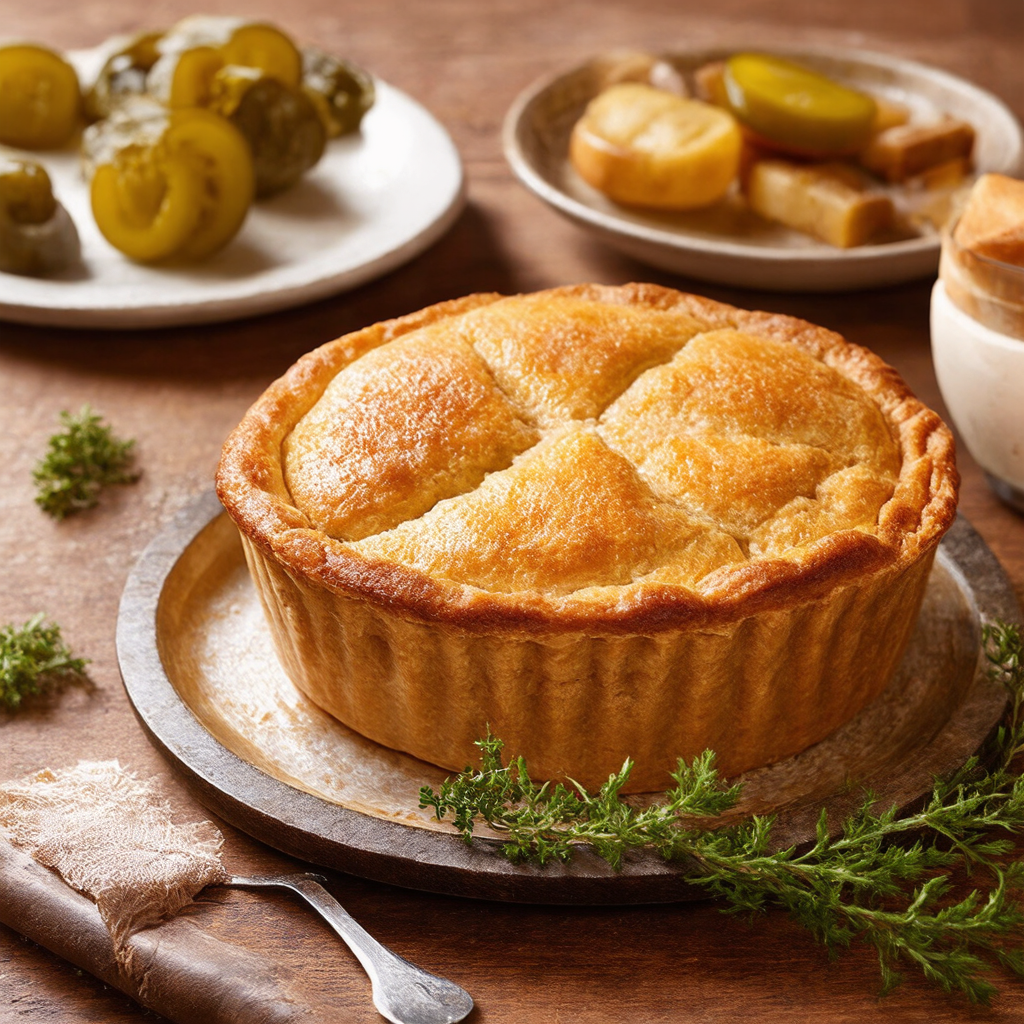 Pork and Apple Pie with Sage