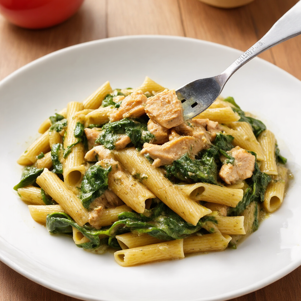 Chicken and Spinach Pasta