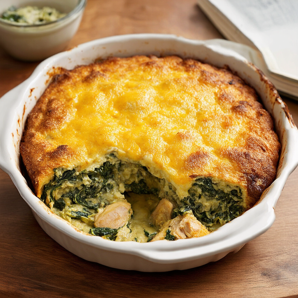 Creamed Spinach Chicken Bake