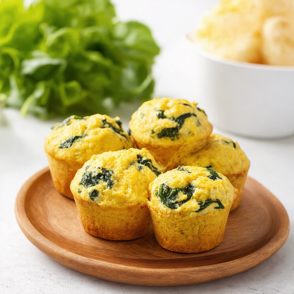 Egg and Spinach Feta Muffins