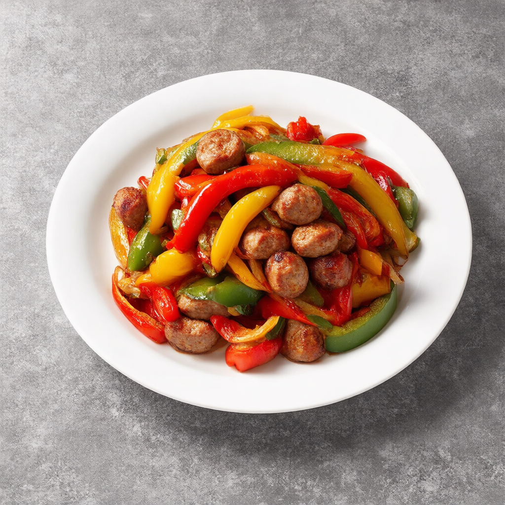 Smoky Sausage and Pepper Stir-Fry