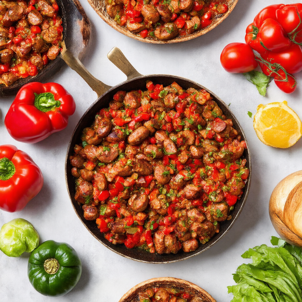 Mediterranean Sausage & Roasted Capsicum Salsa