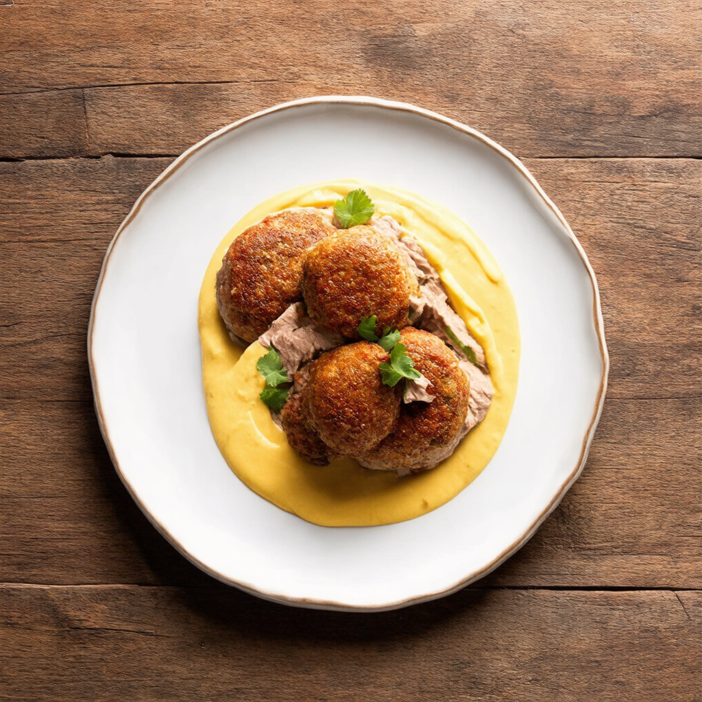 Smoked Tuna Rissoles with Spiced Aioli