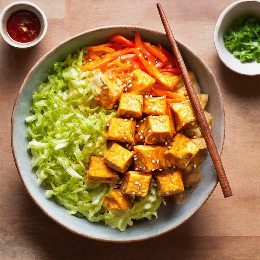 Vegetarian Deconstructed Egg Roll Bowl