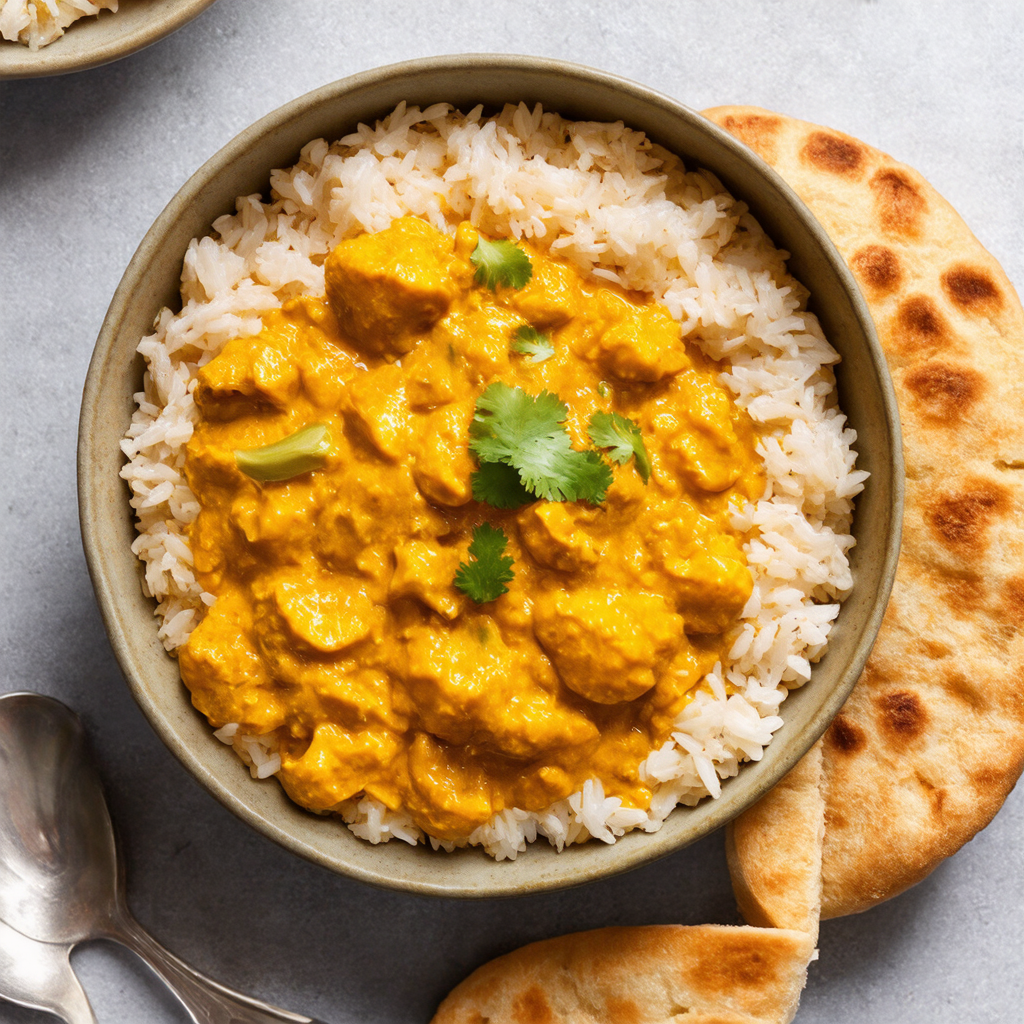 Pumpkin Cauliflower Curry with Basmati Rice