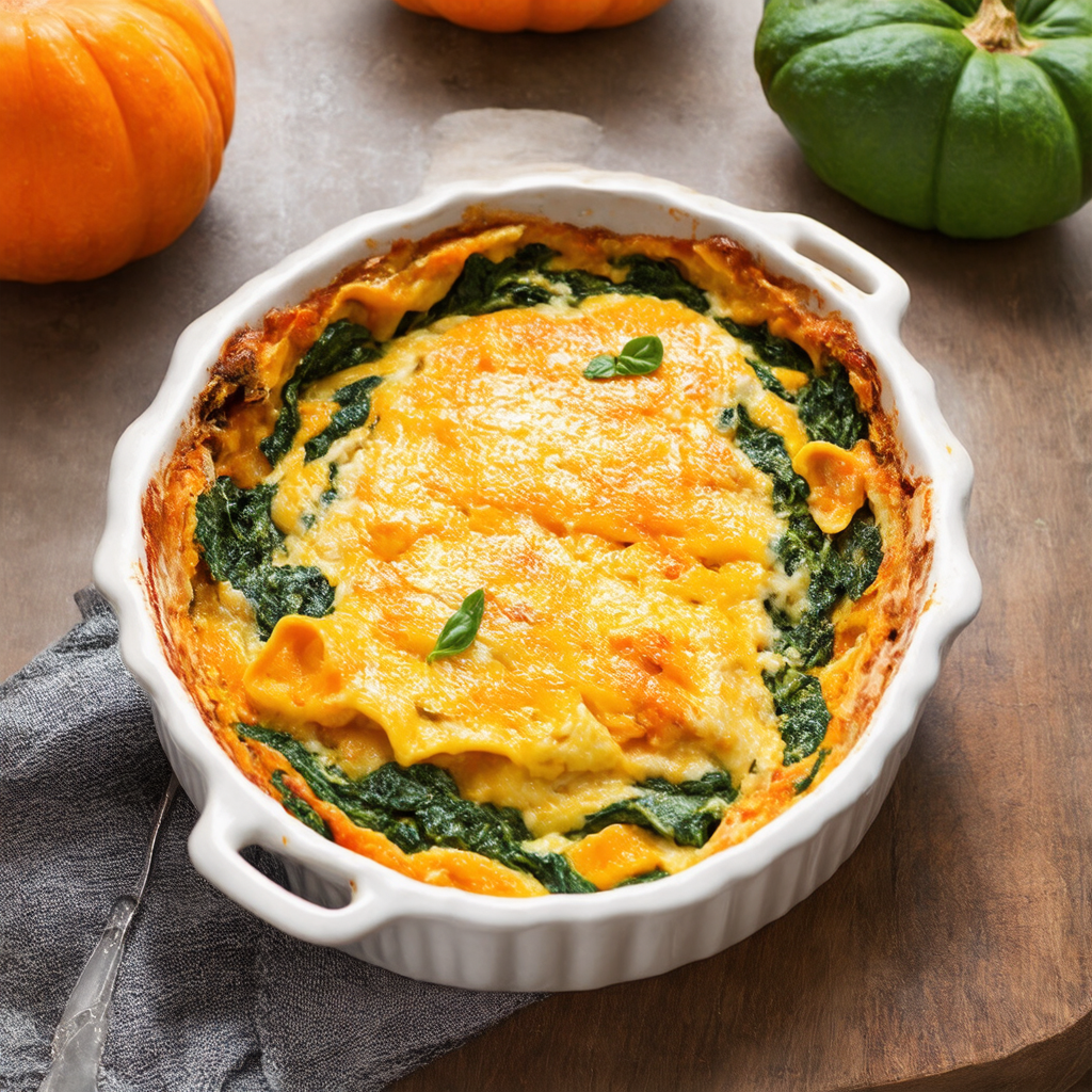 Classic Pumpkin & Spinach Lasagne with Fresh Pasta
