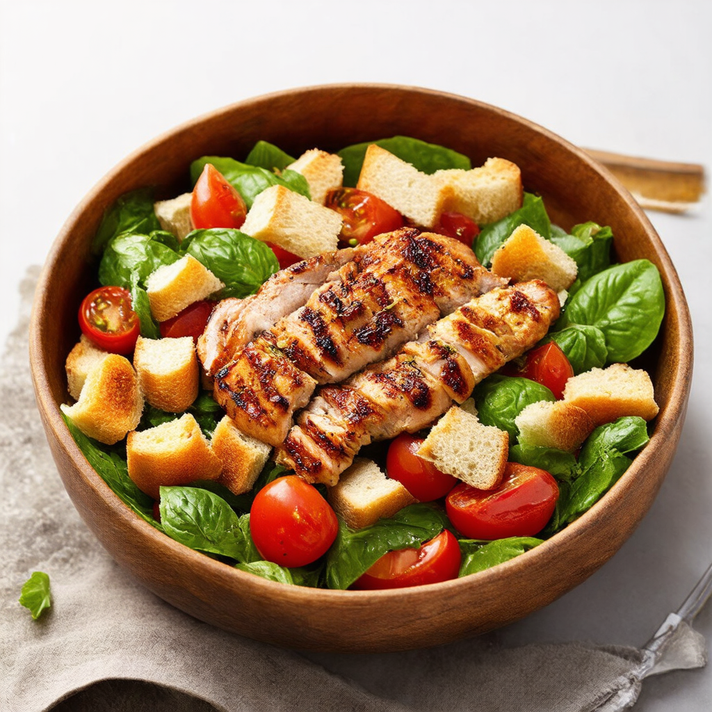 Grilled Chicken Panzanella Salad