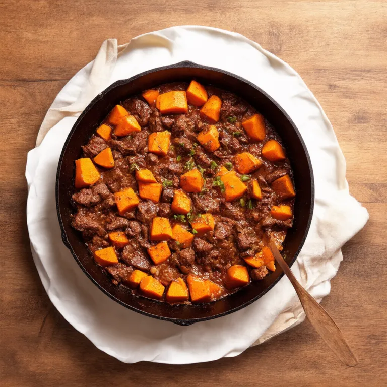 Beef & Sweet Potato Skillet