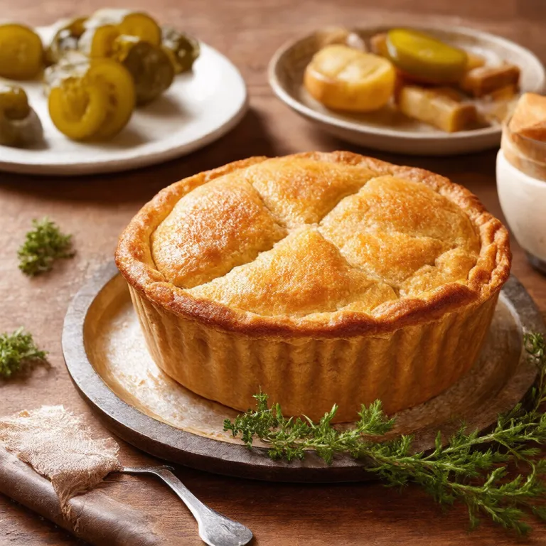 Pork and Apple Pie with Sage