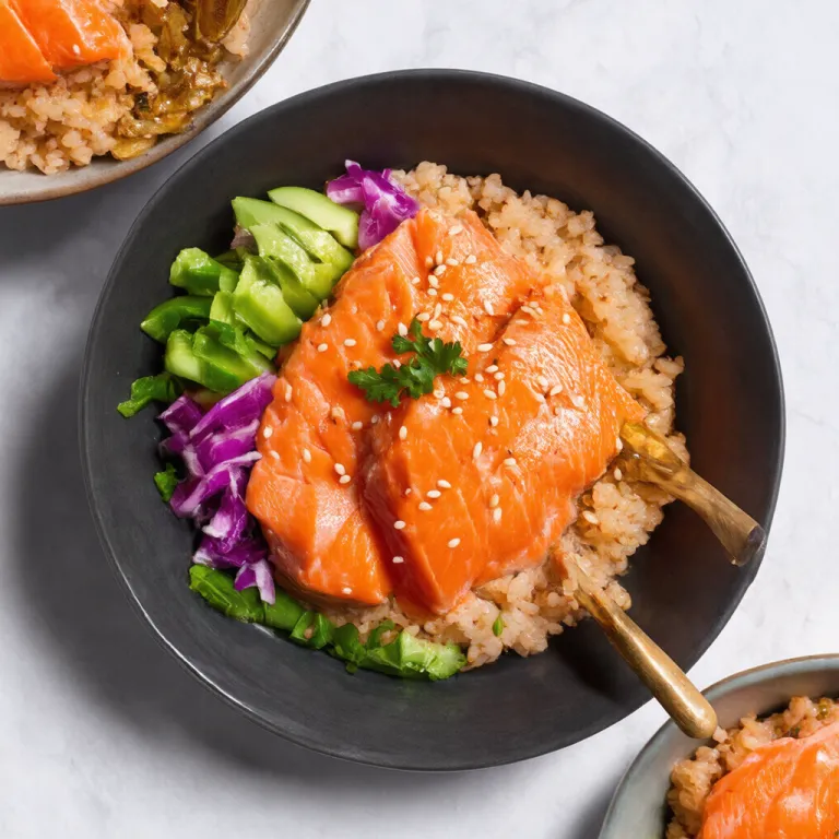 Classic Salmon Poke Bowl with Hana Rice