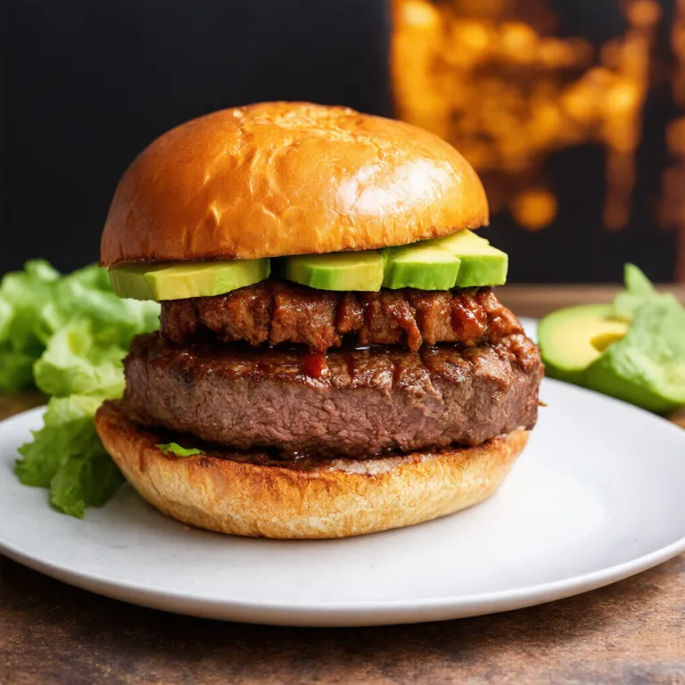 Smoky BBQ & Avocado Beef Burger