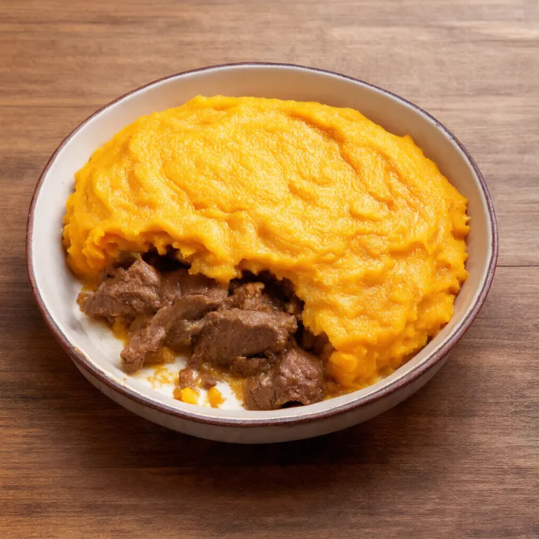 Lamb Shoulder Shepherd’s Pie with Sweet Potato Mash
