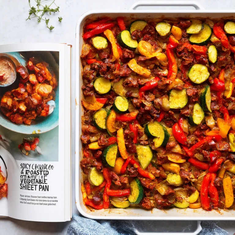 Spicy Chorizo & Roasted Vegetable Sheet Pan