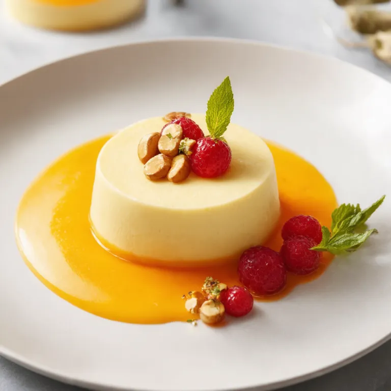 Cardamom & Ginger Pannacotta with Buttermilk Twist