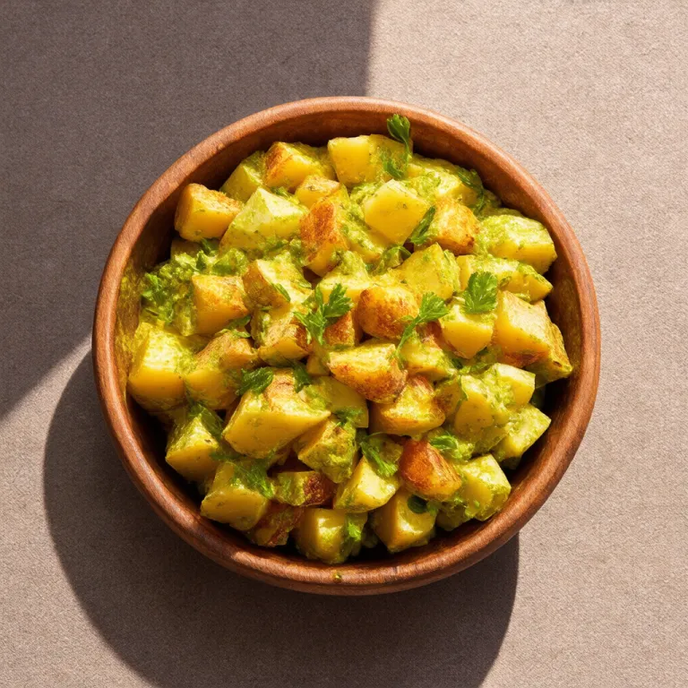 Crispy Potato Salad with Herb Vinaigrette