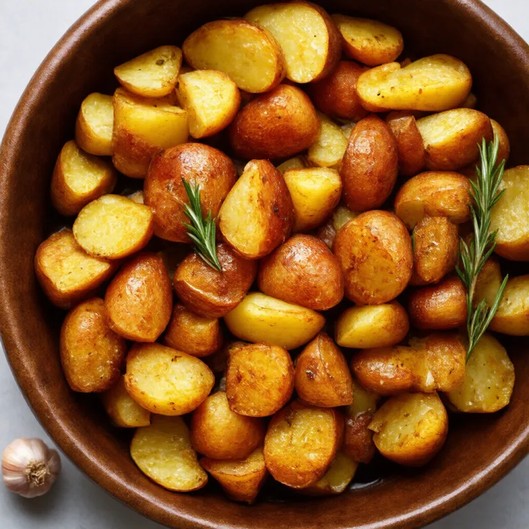 Garlic and Duck Fat Roast Potatoes