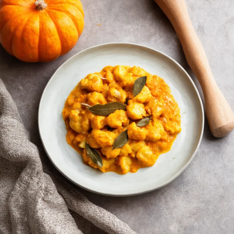Pumpkin and Cauliflower Gnocchi with Sage Butter