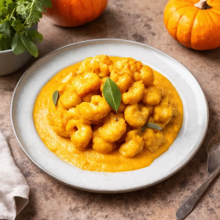 Crispy Gnocchi with Pumpkin and Roasted Cauliflower