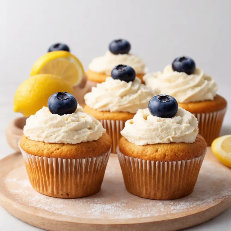 Traditional Blueberry Cupcakes