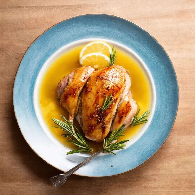 30-Minute Poached Rosemary Chicken