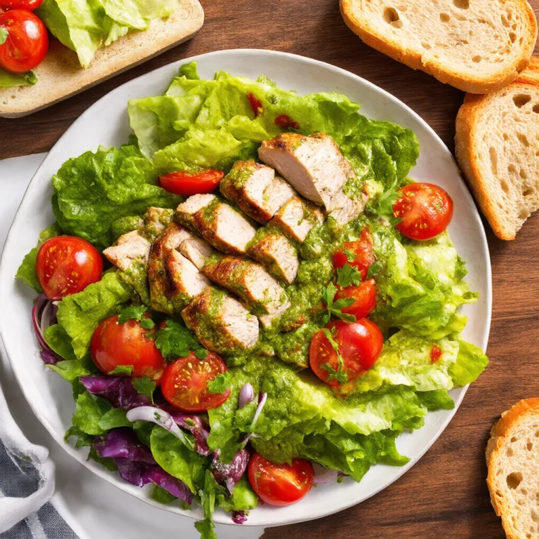 Mediterranean Chicken Salad with Herb Vinaigrette